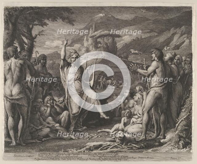 Orpheus Instructing a Savage People in Theology and the Ar..., plate dated May 1, 1791, issued 1792. Creator: James Barry.