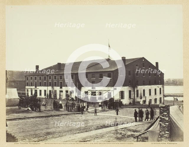 Libby Prison, Richmond, Virginia, April 1864. Creator: Alexander Gardner.