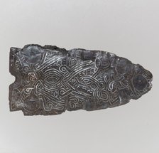 Counter Plate of a Belt Buckle, Frankish, 6th-7th century. Creator: Unknown.