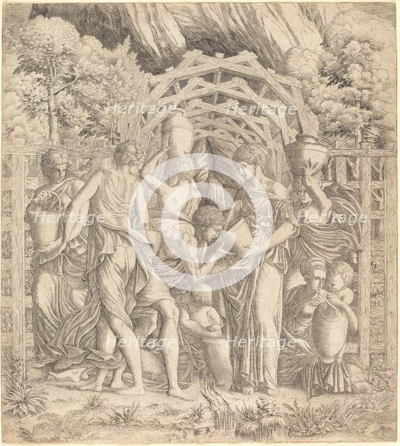 Young Man Drinking Water (Rebecca and Eliezer?). Creator: Unknown.