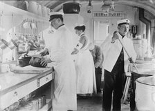 Kaiserin's Hospital Train, kitchen, between c1914 and c1915. Creator: Bain News Service.