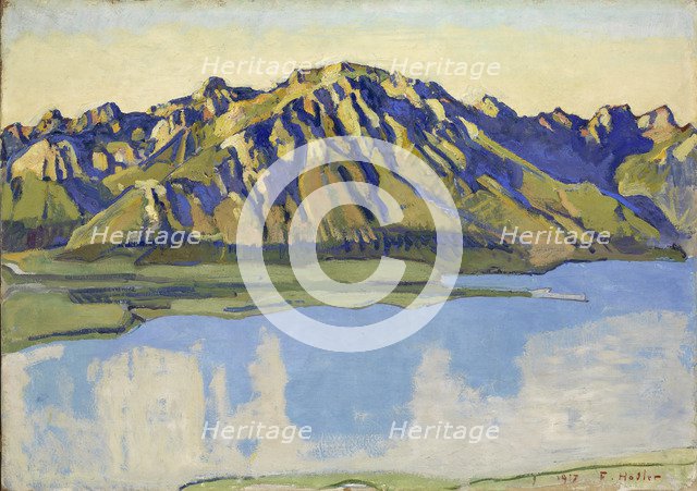 Le Grammont in the morning sun, 1917.