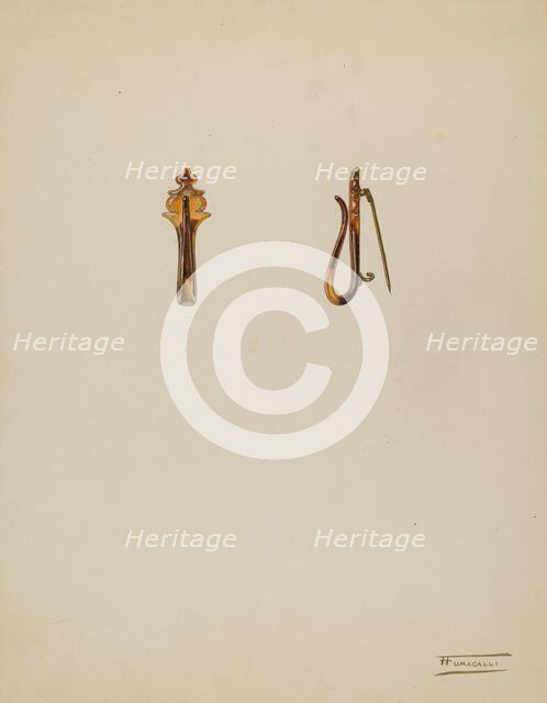 Pin, c. 1939. Creator: Frank Fumagalli.