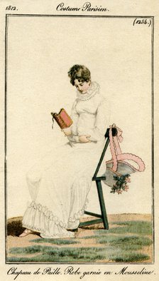 French fashions of the 19th century, 1812 (1938). Artist: Unknown