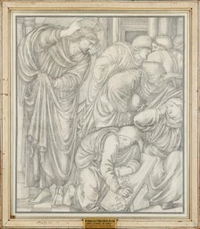 Christ Cleansing the Temple, 1876-78. Creator: Sir Edward Coley Burne-Jones.