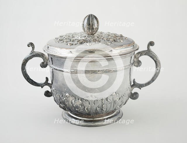 Two-Handled Cup with Cover, London, 1684/85. Creator: Unknown.