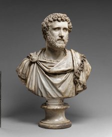 Portrait Bust of Emperor Antoninus Pius, A.D. 140-160. Creator: Unknown.