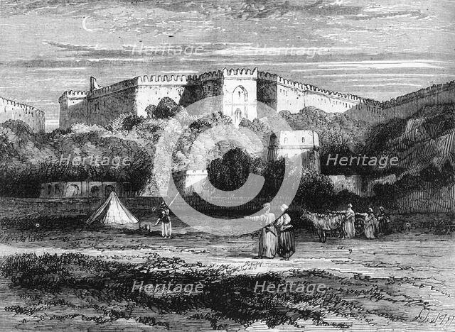 'View of Fort Rhotas near Chillianwalla', c1891. Creator: James Grant.