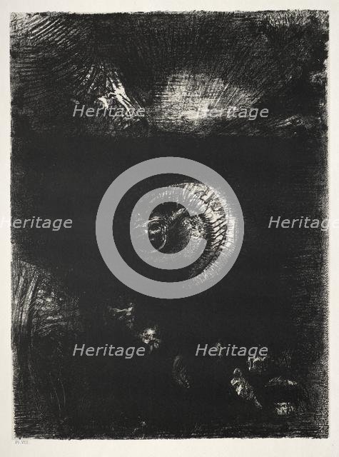 The Temptation of Saint Anthony (First Series): And All Manner of Frightful Creatures Arise, 1888. Creator: Odilon Redon (French, 1840-1916); Becquet (French); Edmond Deman.