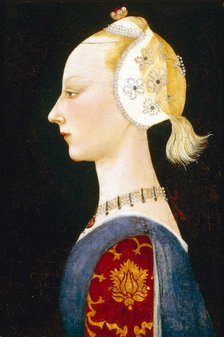 A Young Lady of Fashion, 1462-1465. Artist: Uccello, Paolo (1397-1475)