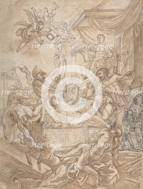 The Maryrdom of Saint Lawrence, early 17th-mid 17th century. Creator: Cornelis Schut I.