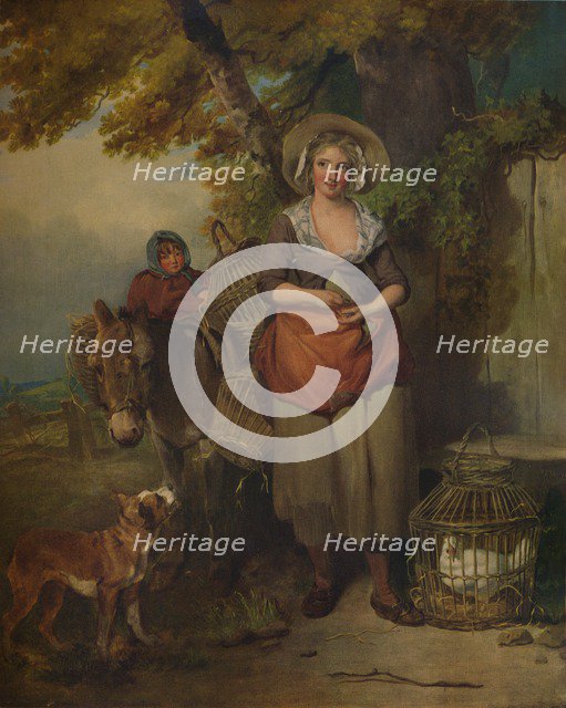 'The Return from Market', 1786, (1938). Artist: Francis Wheatley.