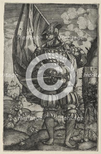 The Standard-Bearer, 1537. Creator: Master F. G. (German).