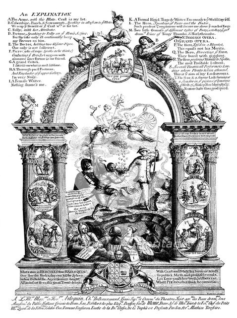 'The Stage's Glory', 18th century. Artist: Unknown