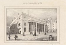 The Odéon-Théâtre de l'Europe, Paris, Mid of the 19th century. Creator: Anonymous.