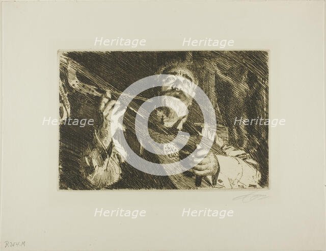 Vicke, 1918. Creator: Anders Leonard Zorn.