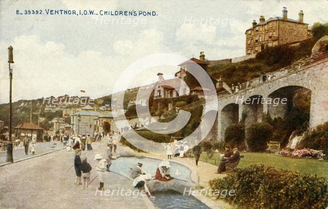 'Ventnor, I.O.W - Children's Pond', 1919. Creator: Unknown.