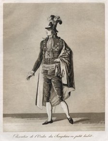 "Chevalier de l'Ordre des Seraphins en petit habit", 1780s.  Creator: Johan Abraham Aleander.