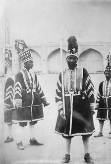Palace attendants (runners), Persia, 1918. Creator: Bain News Service.
