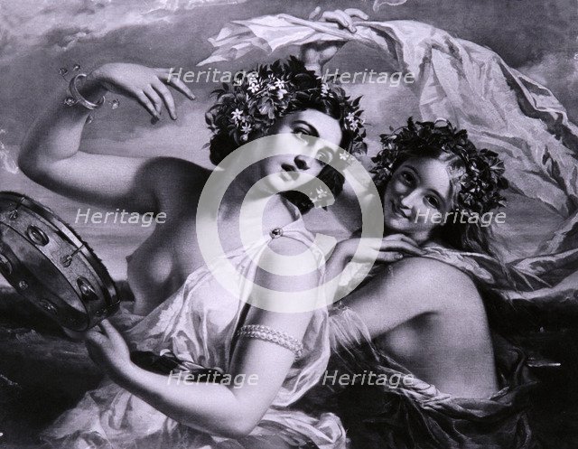 'Music Shall Play Wherever They Go', 1849. Artist: Willes Maddox