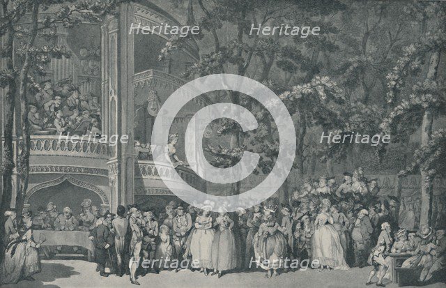 'Vauxhall Gardens, 1785', (1920). Artist: Unknown.