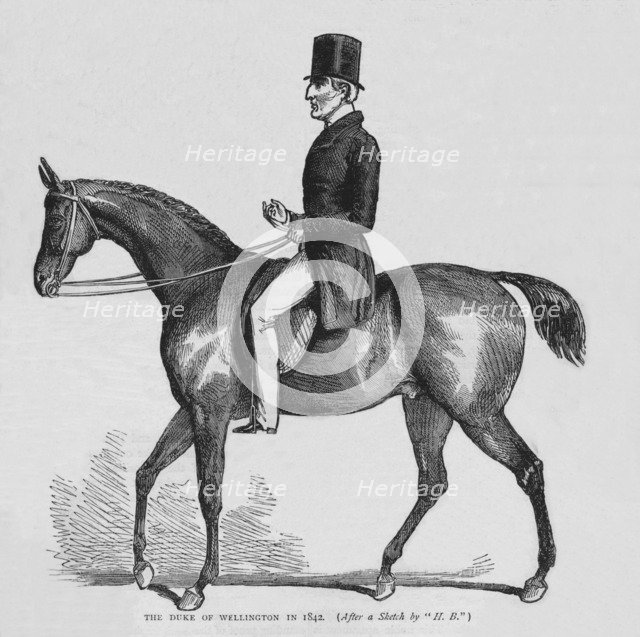 The Duke of Wellington, c1842 (1878). Artist: Unknown.