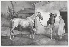 Old Horse at an Inn Door, 1822. Creator: Theodore Gericault.