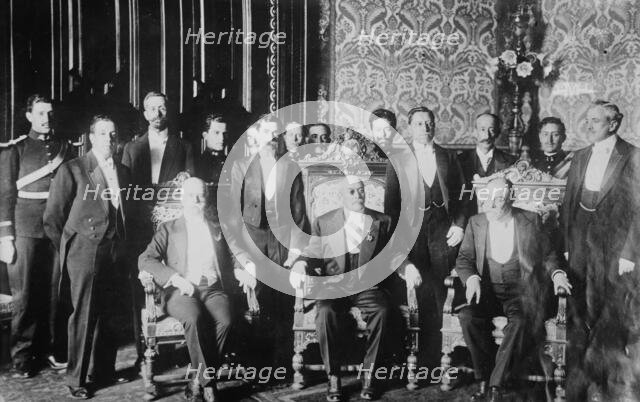 Huerta & cabinet, between c1910 and c1915. Creator: Bain News Service.