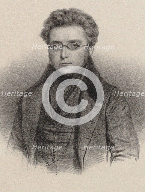 Portrait of the composer Charles Chaulieu (1788-1849), 1835.