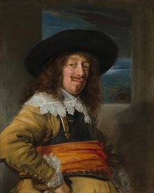 Portrait of a Member of the Haarlem Civic Guard, c. 1636/1638. Creator: Frans Hals.