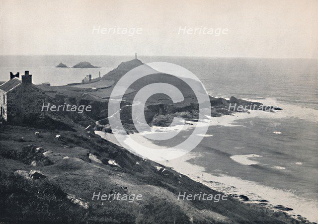 'Cape Cornwall - A Lonely Spot', 1895. Artist: Unknown.