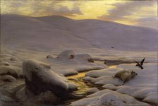 The Weary Waste Of Snow, Forest Of Birse, c1898. Creator: Joseph Farquharson.