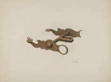 Wrought Iron Bit, 1935/1942. Creator: Cornelius Christoffels.