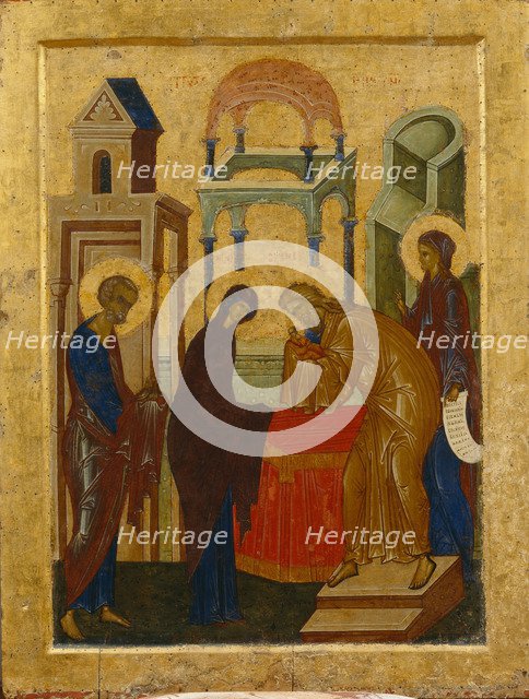 The Presentation of the Virgin Mary. Artist: Russian icon  