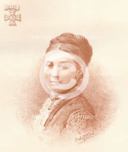 The Crown Princess of the German Empire and of Prussia, 1884. Artist: Rudolf Blind