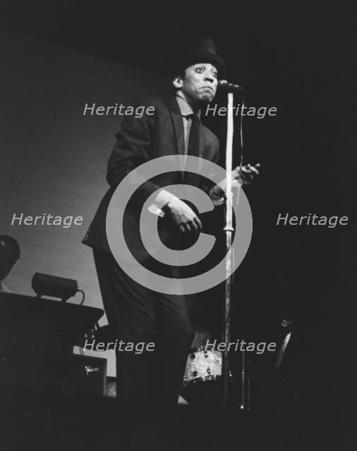 Oscar Brown Jr, London, 1963. Creator: Brian Foskett.