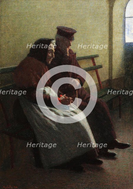 Tempi lontani, 1908. Creator: Morbelli, Angelo (1853-1919).