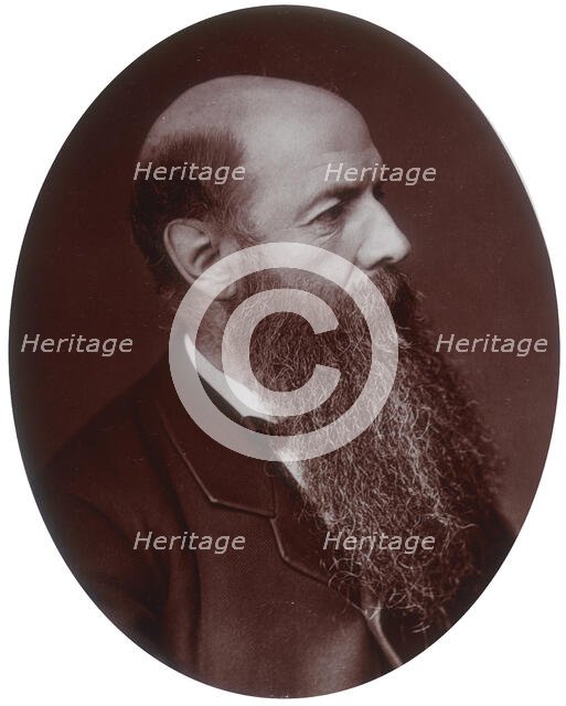 Sir Wilfrid Lawson, politician, MP for Carlisle, 1882. Creator: Lock & Whitfield.