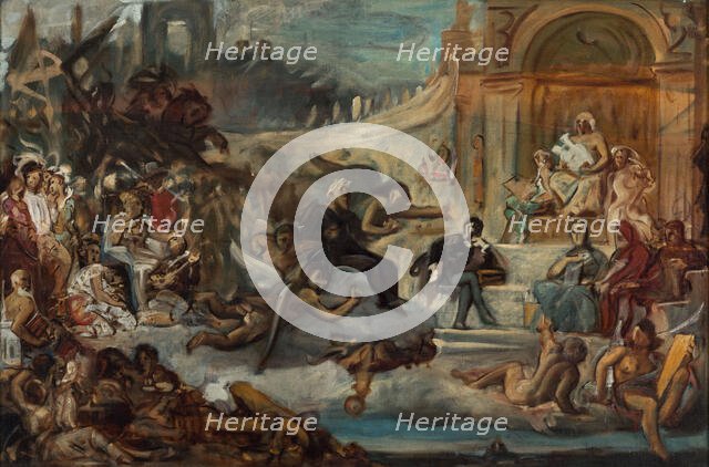 The apotheosis of Victor Hugo. Creator: Unknown.