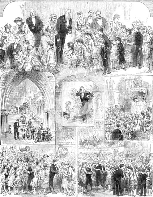 The Mayor's Juvenile Ball at the Townhall of Manchester, 1881. Creator: Unknown.