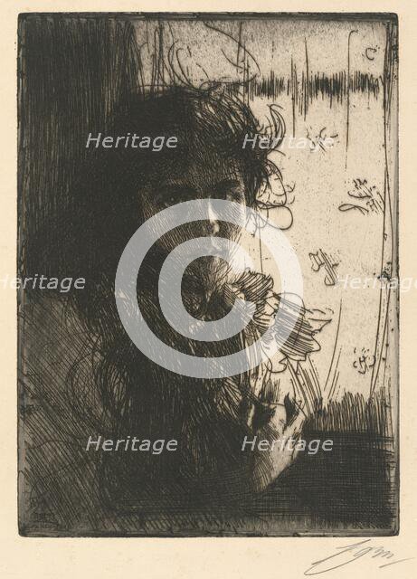 An Irish Girl, 1894. Creator: Anders Leonard Zorn.