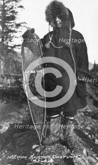 Interior Alaska costume, between c1900 and c1930. Creator: Unknown.