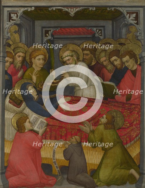 The Death of the Virgin, c.1425. Artist: Tyrolese (active 1420-1430)