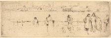 A Sketch on the Embankment, c. 1884/1886. Creator: James Abbott McNeill Whistler.