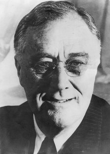 Franklin Delano Roosevelt (1882-1945), thirty-second president of the United States, c1940s. Artist: Unknown