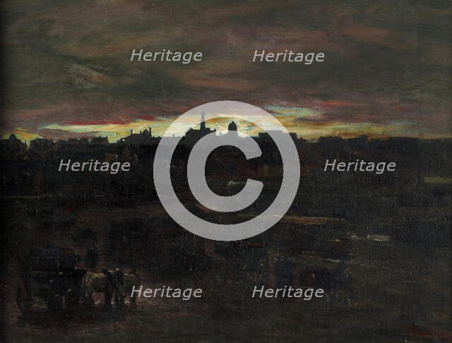 Circular Quay, Sydney,  c1902. Creator: Petrus van der Velden.