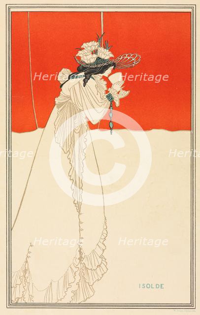 Isolde, 1895. Creator: Aubrey Beardsley (British, 1872-1898); Printed by William Griggs (British, 1832-1911), inventor of photo-chromo-lithography.