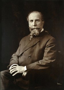 Portrait of the conductor and composer Wilhelm Gericke (1845-1925), c. 1900. Creator: Photo studio Theodore C. Marceau, Boston  .