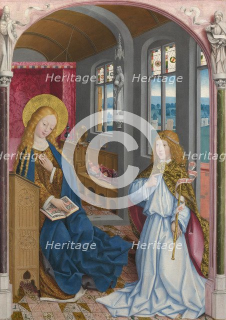 The Annunciation (The Liesborn Altarpiece), ca. 1470-1480. Artist: Master of Liesborn (15th century)