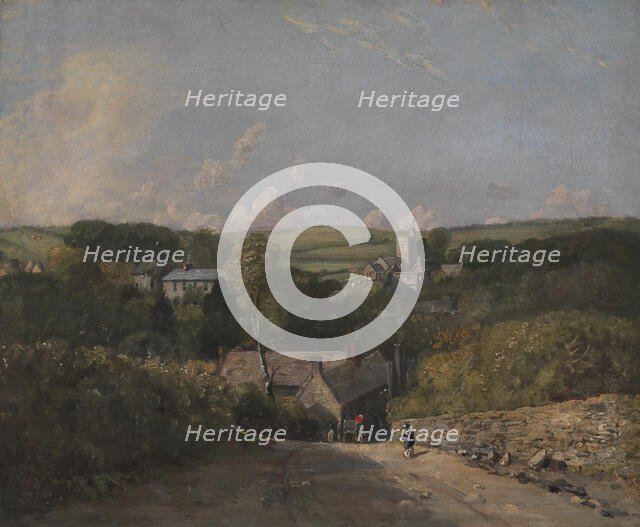 Osmington Village, 1816 to 1817. Creator: John Constable.